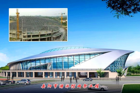 自贡游泳池网架
